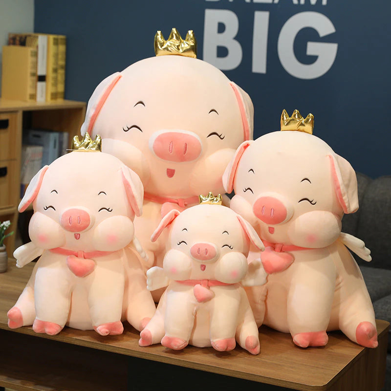Kawaii Fat Angel Pig Stuffed Animal Plush Toy