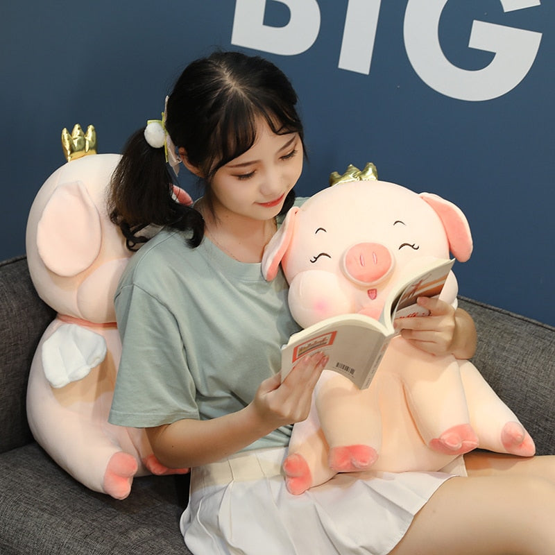 Kawaii Fat Angel Pig Stuffed Animal Plush Toy