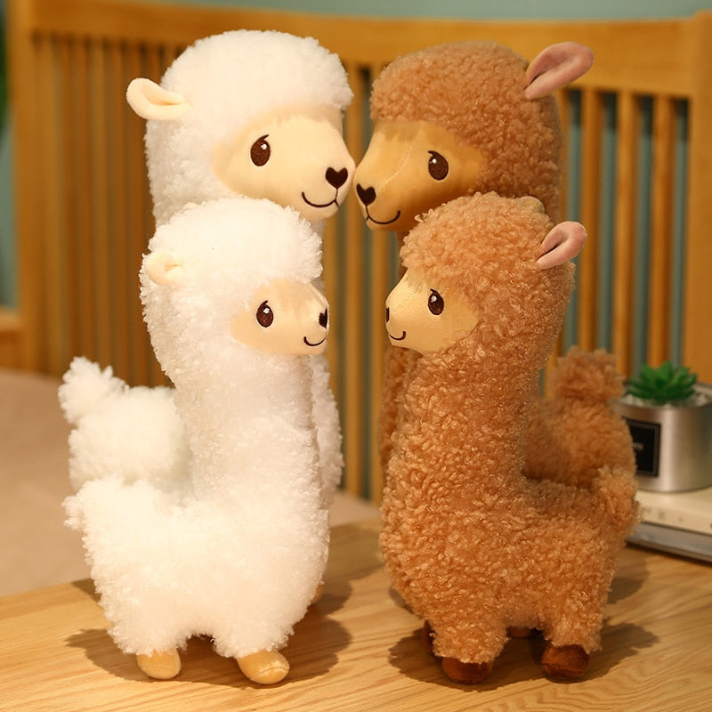 Kawaii Cute Large Fluffy Alpaca Animal Plush Stuffed Toy