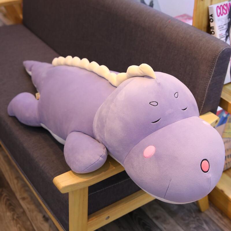 Kawaii Cute Big Colorful Dinosaur Stuffed Plushies Body Pillow Toy