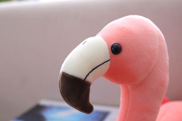 Kawaii Cute Pink Flamingo Bird Animal Plush Stuffed Toy