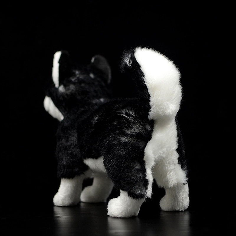 Siberian Husky Realistic Animal Stuffed Plush Toy