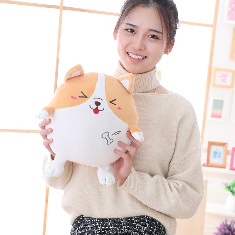 Kawaii Cute Cartoon Corgi Pillow Cushion Animal Plush Stuffed Toy