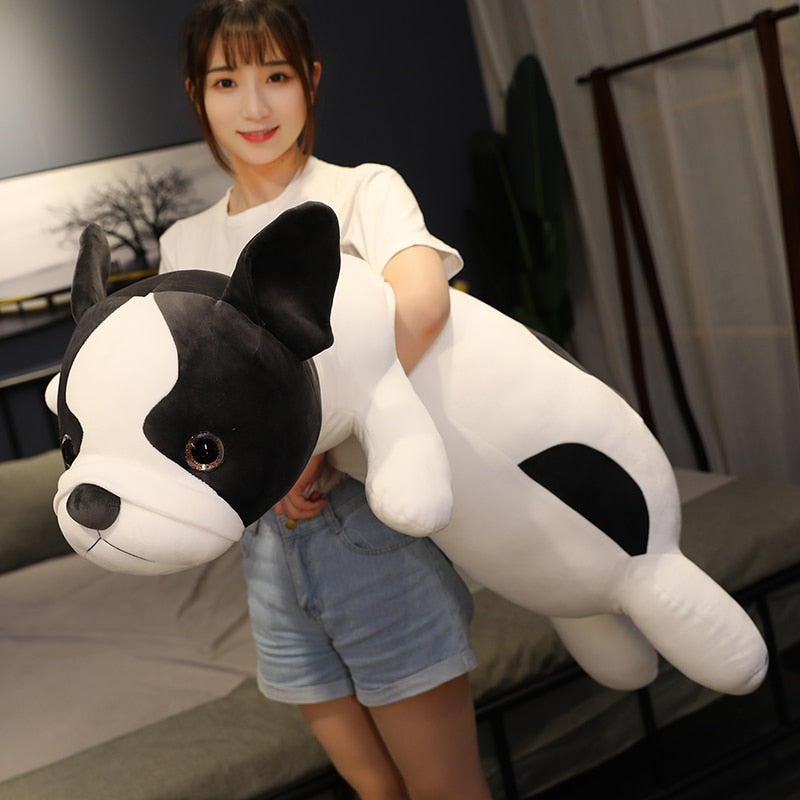 Kawaii Cute French Bulldog Dog Stuffed Animal Plush Body Pillow Toy