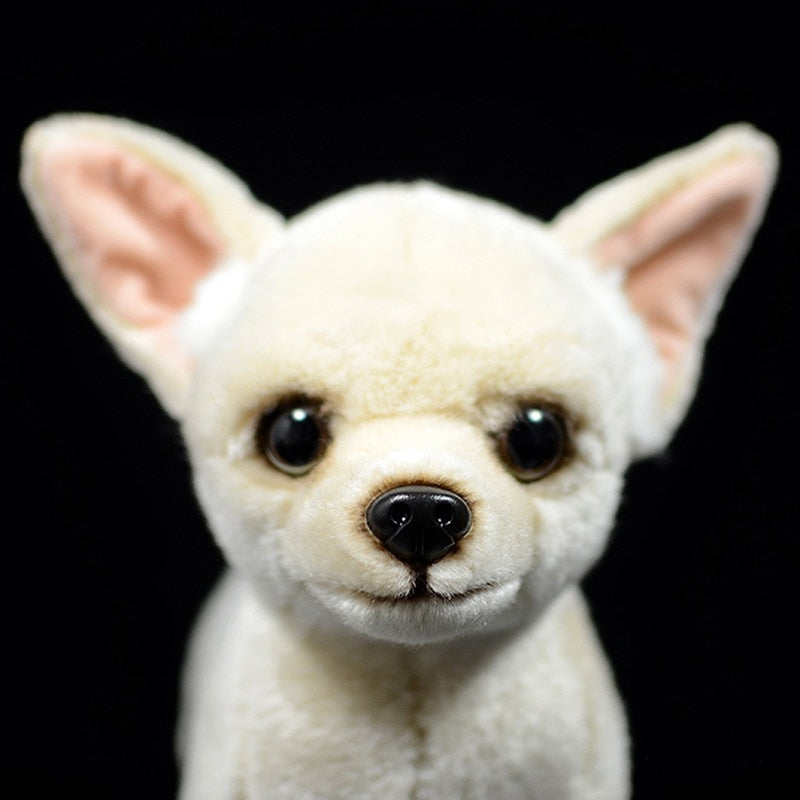 Kawaii Cute Chihuahua Dog Realistic Animal Plush Stuffed Toy