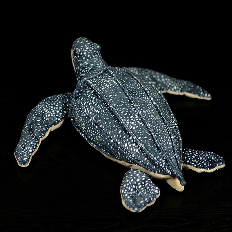 Kawaii Cute Leatherback Turtle Realistic Sea Animal Plush Stuffed Toy