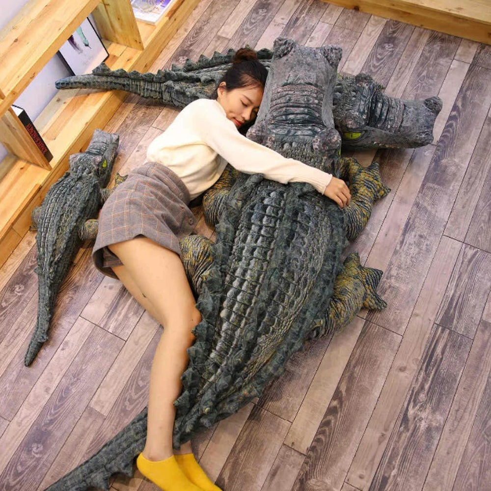 Giant Crocodile Reptile Realistic Animal Stuffed Plush Toy